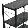 thumbnail image 5 of Metal 3-Tier Foldable Utility Rack, Black, 5 of 5