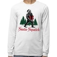 thumbnail image 2 of Santa-Squatch Long Sleeve Shirt Unisex 3X-Large White, 2 of 5