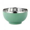 thumbnail image 1 of Cuenco para sopa mayimx Cuenco ligero de acero inoxidable para mezclar ensaladas verde, 1 of 8