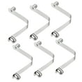 thumbnail image 1 of Unique Bargains 12x9.5mm Kayak Paddle Snaps, Hollow Button Double Pins Lock Tube Spring Clips for Tent Pole, 6 Pack, 1 of 5