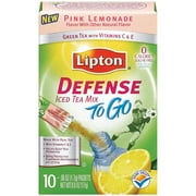 Lipton: Pink Lemonade Defense to Go Iced Tea Mix Beverage, .6 oz
