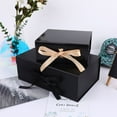 GoooodGift Extra Large Black Gift Box 16x13x5.5 Inches, Huge Gift Box with Ribbon, Large Gift