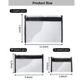 thumbnail image 4 of Set de bolsas de maquillaje Leevanoo Clear con 3 bolsas para viajes, 4 of 7