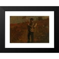 thumbnail image 2 of Winslow Homer 14x11 Black Modern Framed Museum Art Print Titled - Man with a Knapsack (1873), 2 of 5