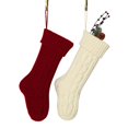 thumbnail image 5 of Calcetines navideños, decoración, medias tejidas de alce, calcetín, bolsa de regalo para dulces, adornos para árboles de Navidad, 5 of 5