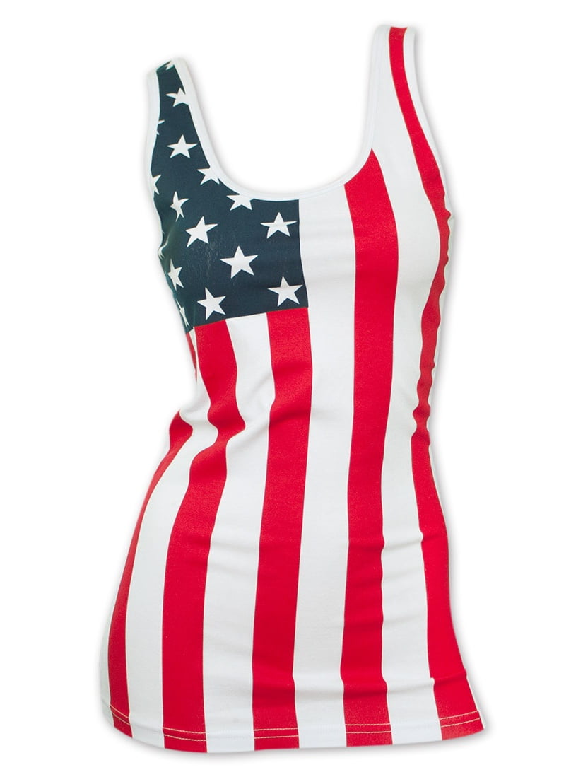 women's plus patriotic tops
