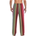 thumbnail image 2 of GZHJMY Mexican Serape Pajama Pants for Men, Lounge Pants Lightweight Men Pajama Bottoms with Drawstring Pockets, Christmas New Year Birthday Gifts, Large, 2 of 6