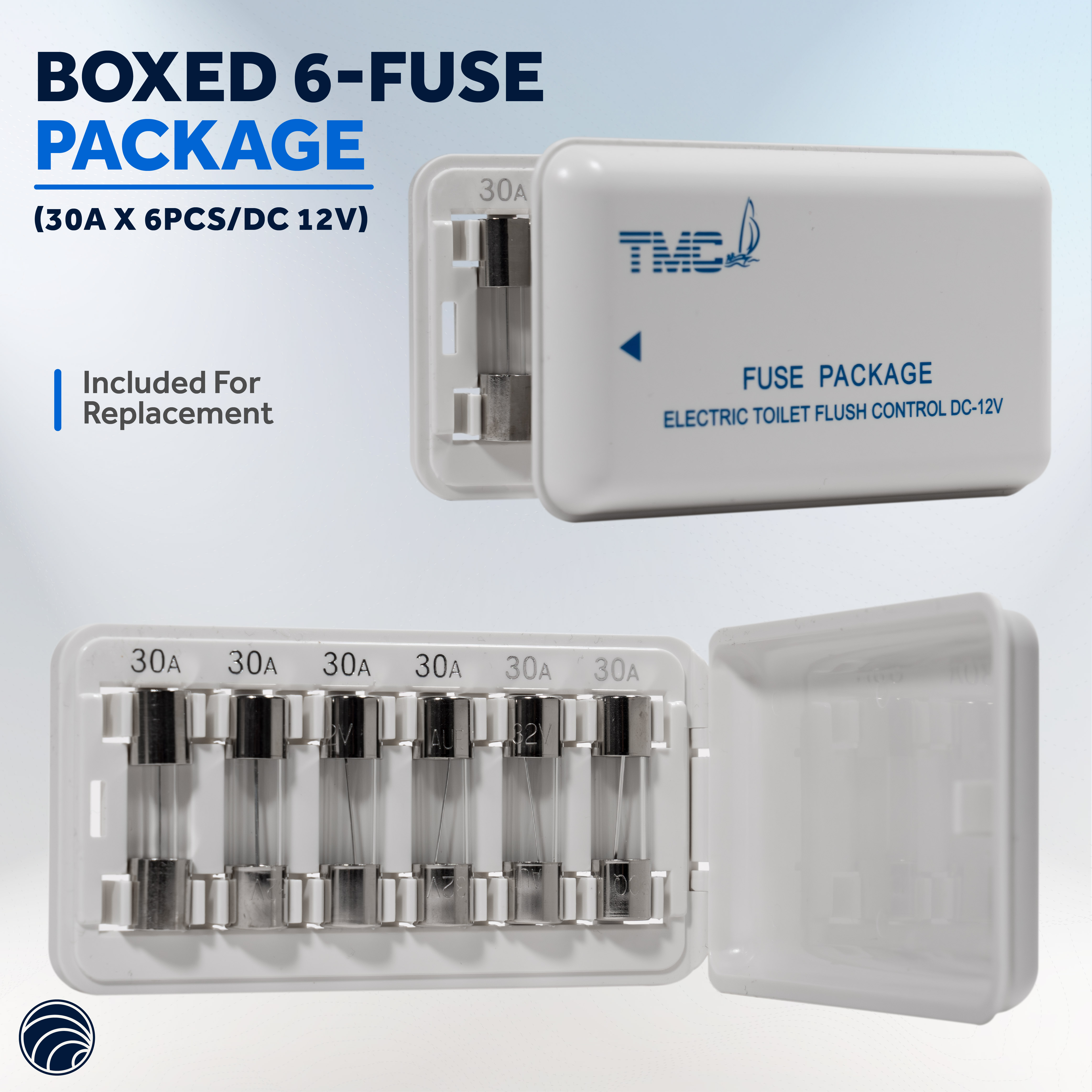 TMC Replacement Marine Electric Toilet Smart Flush Control Panel