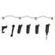 thumbnail image 2 of BR Kit de aletas giratorias del colector de entrada 55210201 apto para Vauxhall Astra H/Signum/Vectra C/Zafira B, 2 of 10
