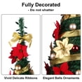 thumbnail image 3 of Gamexcel 6 FT Pre Lit Decorated Christmas Tree Pop Up Christmas Tree and Warm White LED Lights,Holiday Party Decorations,Gold, 3 of 8