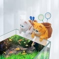 thumbnail image 5 of Godderr Cute Fish Tank Resin Cat Resin Decorations Hanging Ornaments Aquarium Decoration 6x4x3inch, 5 of 5