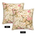 thumbnail image 4 of Multi-Size Linen Sofa Pillow Cover Invisible Zipper Open And Close Strong Use For Sofa Chair Garden Sofa Car Rose Gold Foil Leopard Print_1 16"X16", 4 of 7