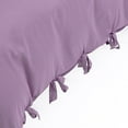 thumbnail image 5 of Unique Bargains 3-Pack Bow Tie Duvet Cover Bedding Set Twin Light Purple, 5 of 8