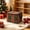 Green, variant on Christmas Plaid Pattern Storage Box with Carry Handles for Holiday Ornaments