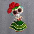 thumbnail image 3 of CafePress - El Dia De Los Muertos Skeleton Girl Sudaderas Con - Zip Hoodie, Classic Hooded Sweatshirt with Metal Zipper, 3 of 4