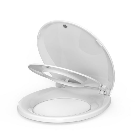 EastVita Toilet Seat with Built in Potty Training Seat, Potty Training Toilet Seat for Child Toddlers, Kids Seat and Cover