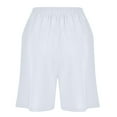 thumbnail image 5 of Women's Wide Leg Shorts Comfort Shorts Fashion Casual Shorts Loose Knee Length Short, 5 of 5