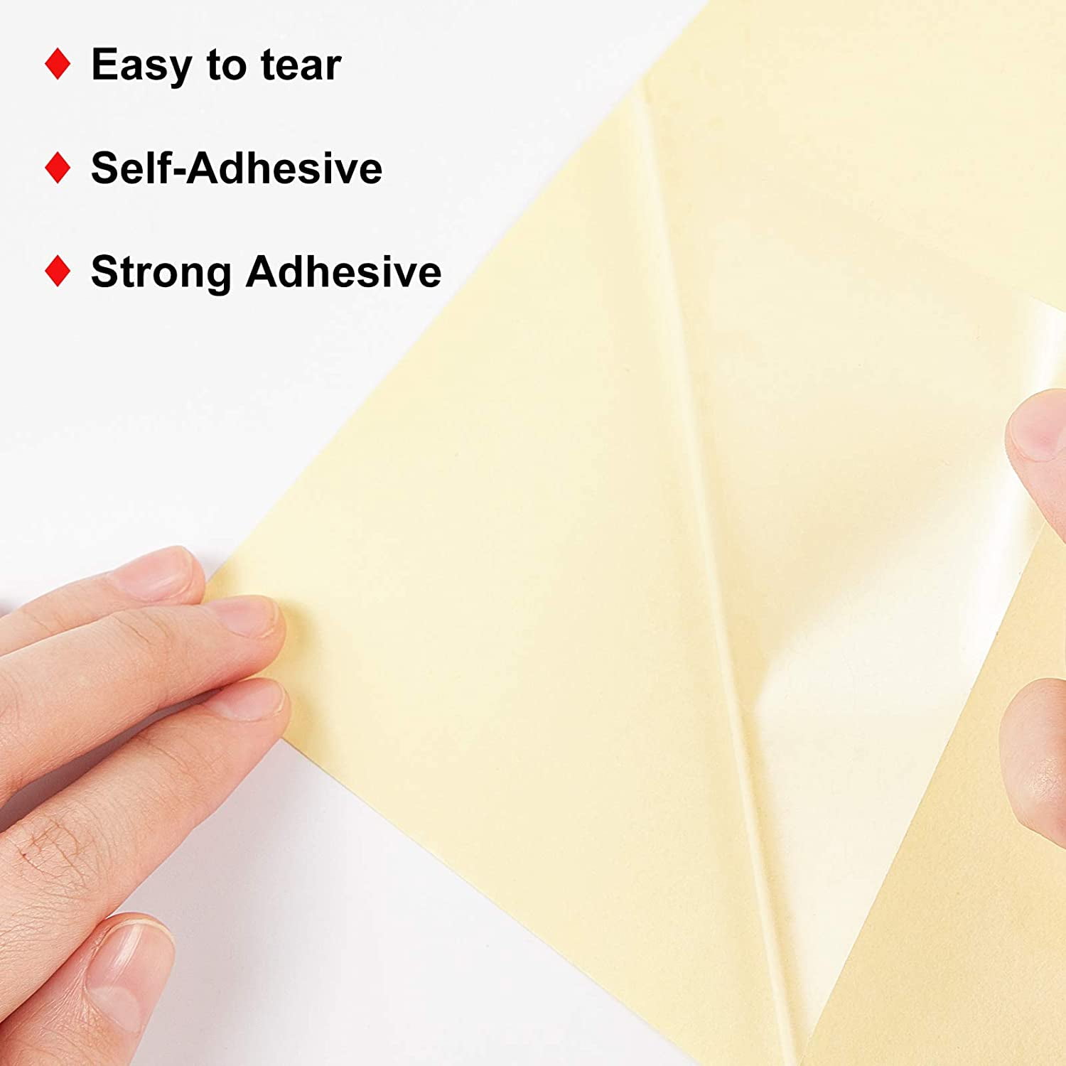 20 Sheets 16.5x11.8 Inch Transparent Self Adhesive Sticker Waterproof Clear PET Film Label Sticker for Laser Printer Office Home Supplies
