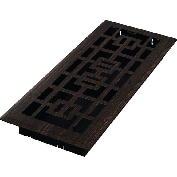 Imperial Tokyo Floor Register Oil Rubbed Bronze Steel - Adjustable - 1 Pack, 4x12