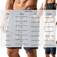 thumbnail image 3 of Hurxie Men's Casual Shorts 7 Inch Elastic Waist Drawstring Lightweight Summer Beach Shorts with Pockets Black,4XL, 3 of 7