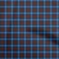 thumbnail image 1 of oneOone Cotton Poplin Twill Blue Fabric Check Diy Clothing Quilting Fabric Print Fabric By Yard 56 Inch Wide, 1 of 4