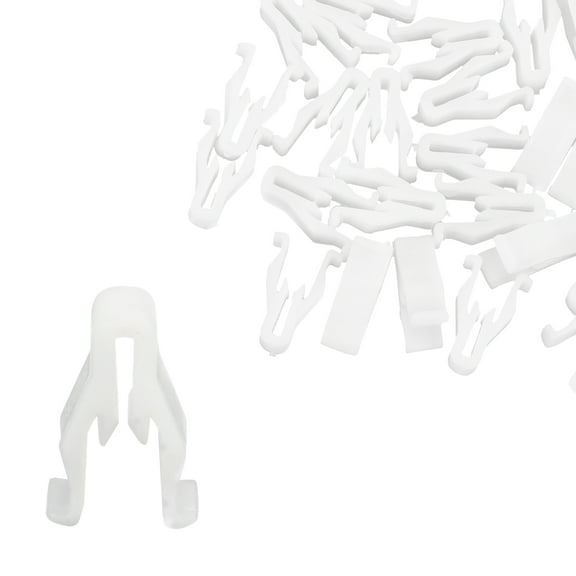 30pcs White Plastic Nylon Switch Bezel Clips for Toyota for Lexus 90467-10203