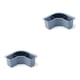 thumbnail image 3 of Yuarrent Estante para fregadero, contenedor de drenaje Triangular conveniente, fregaderos de frutas, estante de esponjas, organizador de cocina Azul 2piezas, 3 of 6