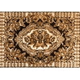 thumbnail image 1 of Ahgly Company Indoor Rectangle Medallion Orange French Area Rugs, 2' x 4', 1 of 4