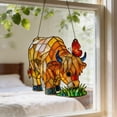 thumbnail image 5 of Cow Butterfly Stained Acrylic Style Window Hanging Farm Ornament For Home Window Garden Farm Decor Gift For Cow Lovers, 5 of 5