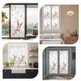 thumbnail image 7 of Easter Window Privacy Film, Spring Rabbit Colorful Eggs Budding Florals Leaf Static Cling UV Sun Blocking Heat Control Window Tint Day and Night, Non-Adhesive One Way Privacy Cover 17.7''x78.7'', 7 of 7