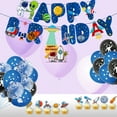 thumbnail image 4 of facefd Birthday Balloon Set Home Space Theme Balloon Birthday Balloon Set Decoration Kit with Cake Toppers & Ribbon, 4 of 6