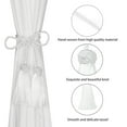 thumbnail image 3 of 2 Pairs Curtain Handmade Tiebacks Decorative Curtain Tiebacks Ropes Tie-Backs Curtain Holdbacks with Tassel for Home and office Window Drapery, 3 of 5