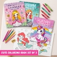 thumbnail image 2 of Libros para colorear ZICOTO, paquete de 3: princesa, unicornio y sirena, 2 of 9