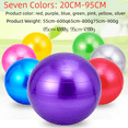 thumbnail image 1 of Pelota de fitness para yoga, para adultos y niños, para actuaciones de baile, para mujeres embarazadas, para matronas, para parejas, para rehabilitación, 65 cm, de una sola pieza, 1 of 5