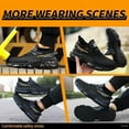 thumbnail image 6 of Steel Toe Shoes for Men Lightweight Work Shoes Construction Industrial Work Tennis Shoes Safety Shoes Comfortable Steel Toe Sneakers for Men Women, 6 of 6