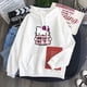 thumbnail image 2 of Sanrio Hello Kitty sudaderas con capucha de felpa lindos dibujos animados sudaderas con capucha de manga larga suéter suelto Tops Kawaii Anime sudaderas con capucha para mujeres, 2 of 5