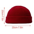 thumbnail image 3 of Bonnet Délicat Confortable Style Simple Couvre-Chef Ornement Accessoire de Vêtements Couleur Unie pour Décoration de Robe Rouge Vin, 3 of 6