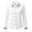 White, variant on Womens Business Contrast Collar Cuff Long Sleeve Shirt Chic Work Office Casual Top