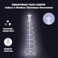 thumbnail image 5 of Light Up Cold White Christmas Spiral Tree with Remote Control for Outdoor Christmas Decorations, Christmas Yard Decorations, Indoor Christmas Decorations, 5 of 7