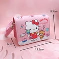 thumbnail image 4 of Sanrio-Bolso cruzado con hebilla magnética, bolsa de hombro de almacenamiento, Mini moda Kawaii, regalo de cumpleaños informal, Kuromi Pochacco Cinnamoroll, 4 of 4