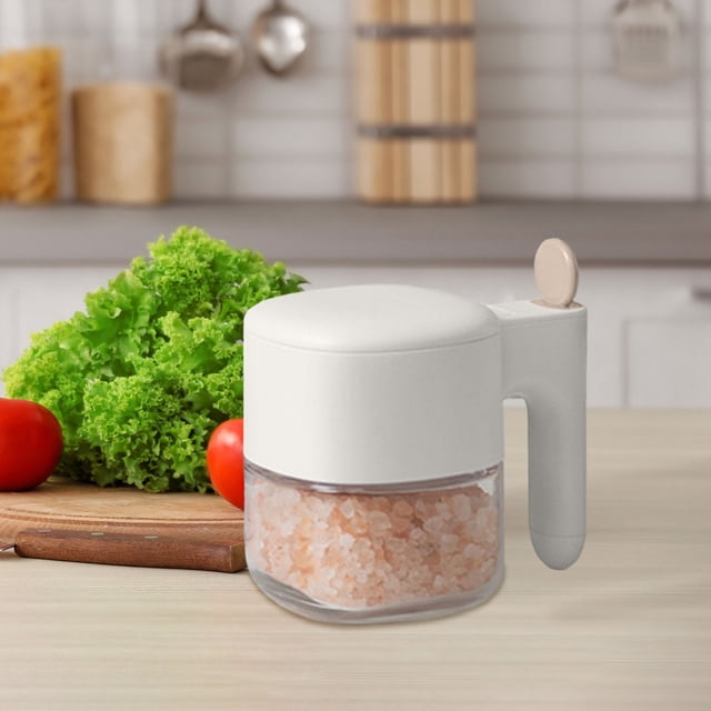 Bolsas de mudanza azules Lisbinx con asas, tarros de especias con apertura automática y bandeja, funcionales y compactos para uso en la cocina, de fácil acceso y organización.