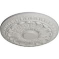 thumbnail image 3 of Ekena Millwork 15 3/4"OD x 1 1/2"P Colton Ceiling Medallion (Fits Canopies up to 4 3/4"), Hand-Painted Ultra Pure White, 3 of 6