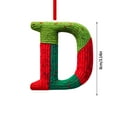 thumbnail image 2 of 26 Letter Christmas Ornaments Acrylic 2D Flat Design for Christmas Tree Decorations and Holiday Home Decor, 2 of 6