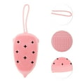 thumbnail image 3 of Unique Bargains 1 Pc Cartoon Hedgehogs Bath Brush Shower Brush Pink, 3 of 6
