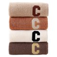 thumbnail image 2 of Danhjin Rideau de Douche Serviette 4 Pcs Bordure Europe et États-Unis Commerce Extérieur Serviette Absorbante pour Visage Sec, 2 of 6