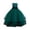 Green, variant on Girls Girl Dress Sleeveless Embroidery Floral Gown for Wedding Birthday Party