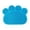 Blue, variant on PVC Pet Dog Cat Puppy Kitten Dish Bowl Food Water Feeding Placemat, Non-Slip Cat Litter Mat Paw Shape