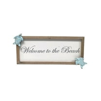 Whitewashed Turquoise Turtle Wall Plaque Wall Hanging Decor Decoration Hanging Sign Home Decor With Sayings
