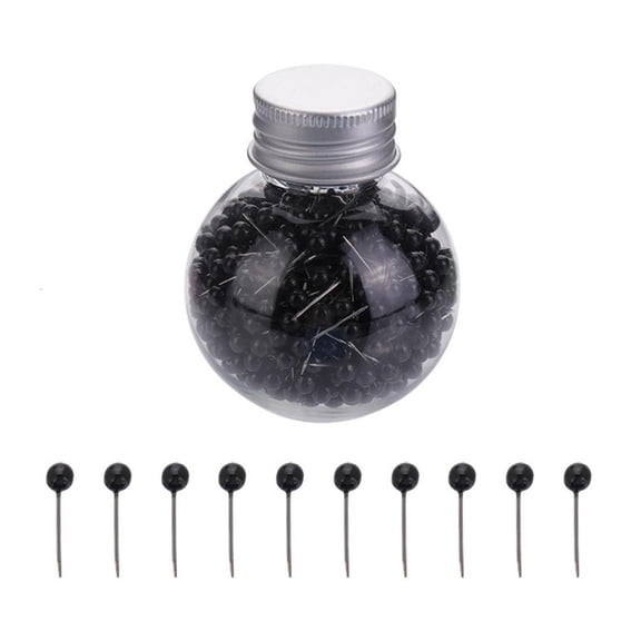 YIGSECU 600 Pieces Small Sewing Pins Quilting Pins Colourful Pins Round Head Pins
