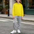 thumbnail image 6 of Timegard Toddler Clothes Boys Girls Sweatsuit Kids Fall Winter Casual Comfy Workout Sets Hoodies Joggers Outfits, 6 of 8
